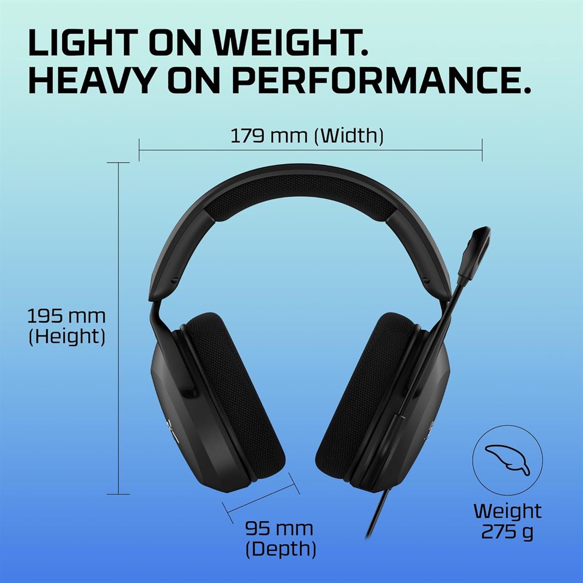 HyperX Cloud Stinger 2 Core – PC Gaming Headset, Lightweight ( Without Box )
