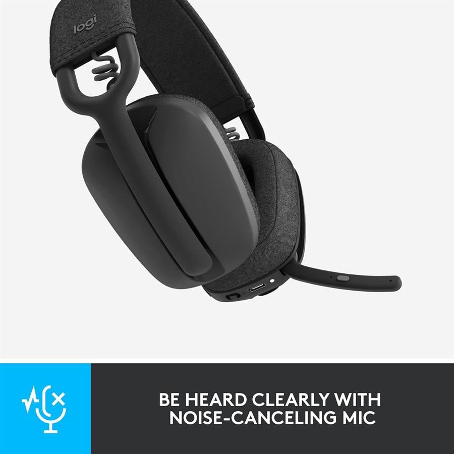 Logitech Zone Vibe 100 Wireless Lightweight Over-Ear Headphones - Graphite (without box)