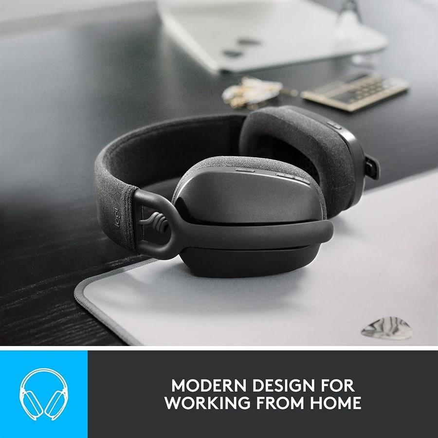 Logitech Zone Vibe 100 Wireless Lightweight Over-Ear Headphones - Graphite (without box)