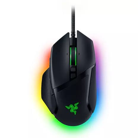 Razer Basilisk V3 Customizable Ergonomic Gaming Mouse - Fastest Gaming Mouse Switch, Chroma RGB Lighting, 26K DPI Optical Sensor, 11 Programmable Buttons, HyperScroll Tilt Wheel - Classic Black (Without Box)
